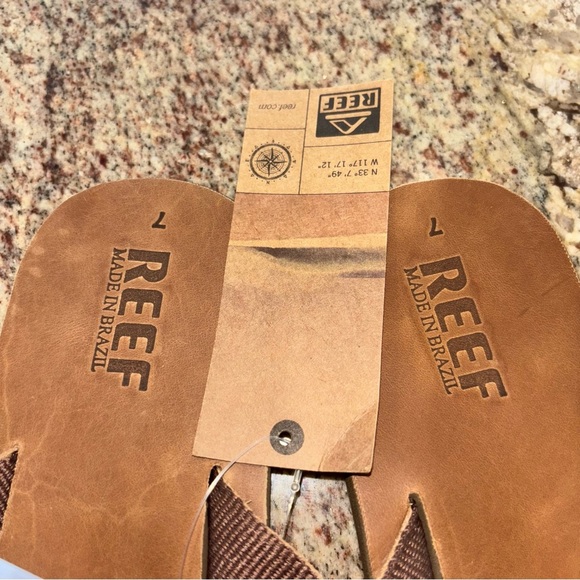 Reef Men's Brown Sandals 7 NWT - Picture 3 of 6